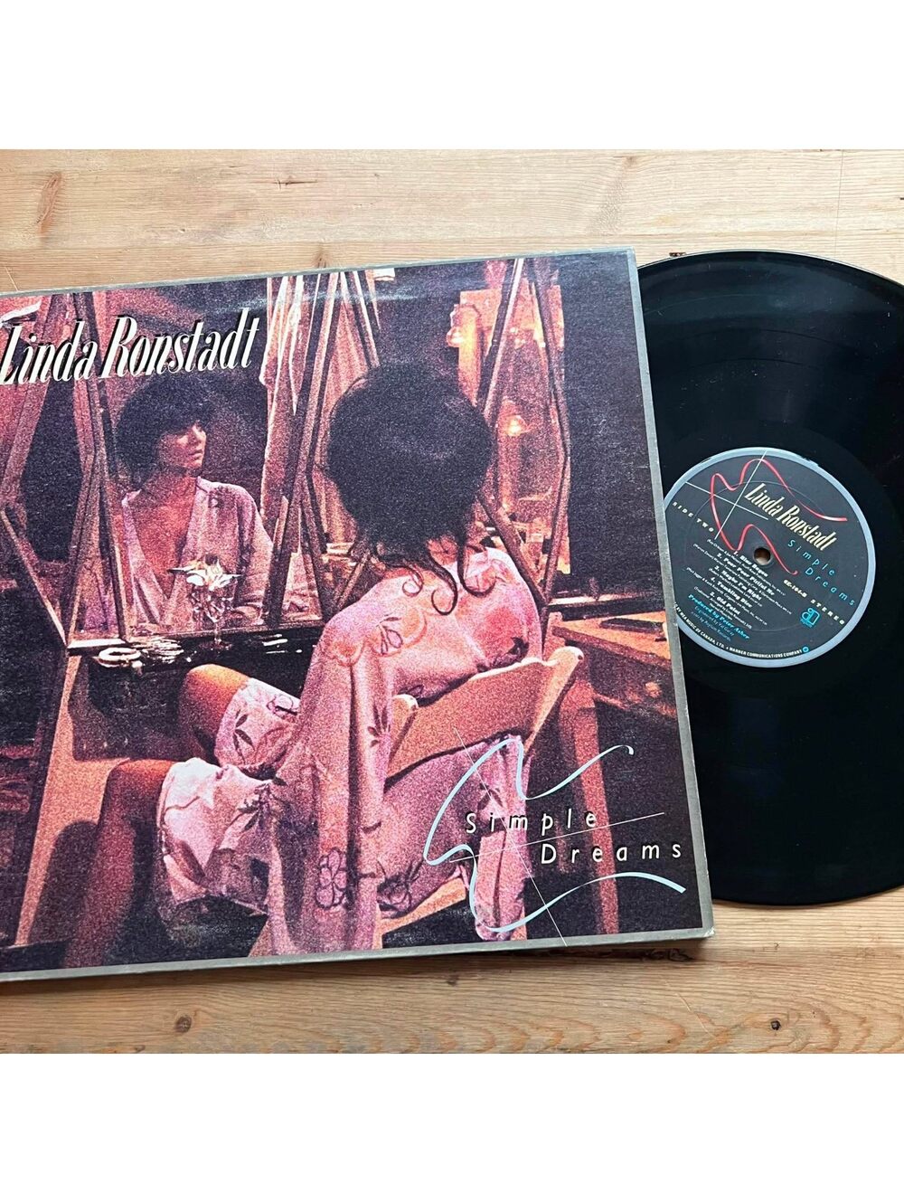 Linda Ronstadt - Simple Dreams 33rpm VG+ VR15